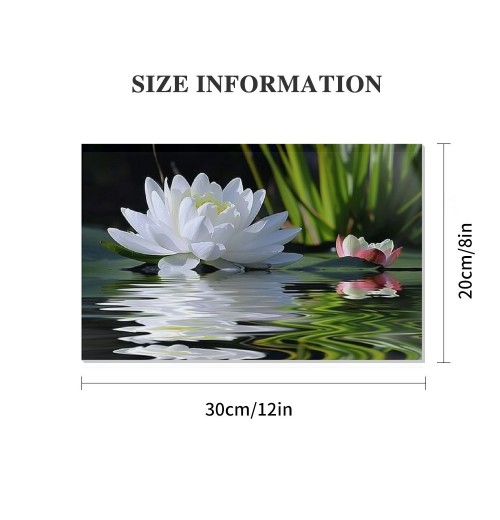 Canvas Prints Zen Wall Art Lotus Flower Prints Pictures for Bathroom Decor Spiritual Meditation Poster Artwork for Spa Decor Framed Read to Hang