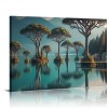 Natural landscape Wall art Landscape Trees Canvas art Poster Living Room, Bedroom Decoration Wall Hanging Picture